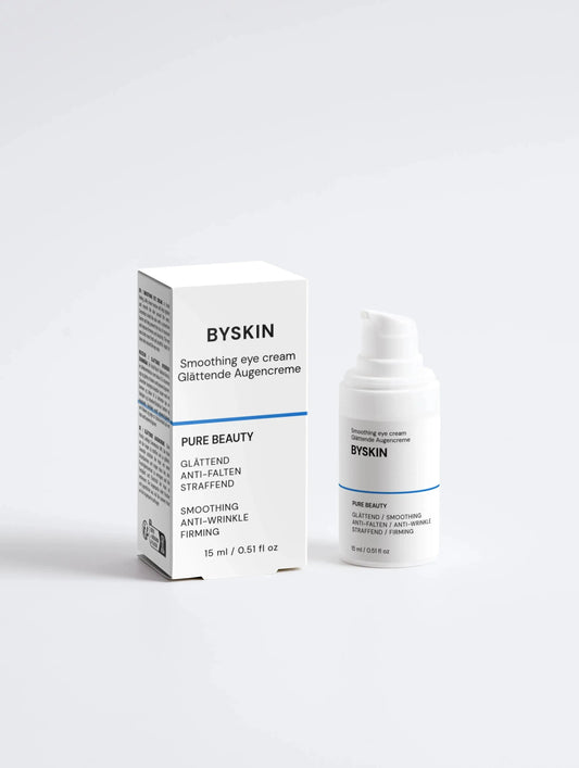 BYSKIN Glättende Augencreme in eleganter Verpackung – feuchtigkeitsspendende Anti-Aging Pflege für die Augenpartie